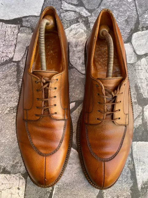 JM WESTON HALF Hunt Brown Derby Dress Shoes Men's Sz 10 C US 11. $200. ...
