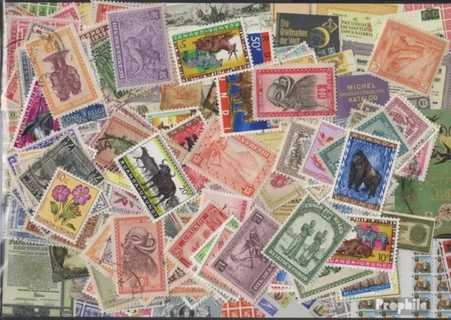 Belgique belge colonies jusqu'à ce que 1961 Timbres 500 différents timbres