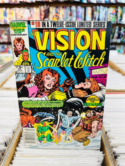 Marvel Comics The Vision And The Scarlet Witch #10 1986