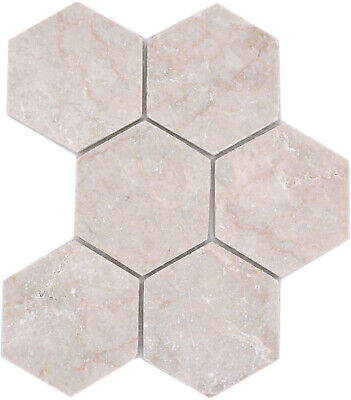 Azulejos de mosaico de piedra natural mármol beige mate pared suelo cocina baño pared 42-HX141_b