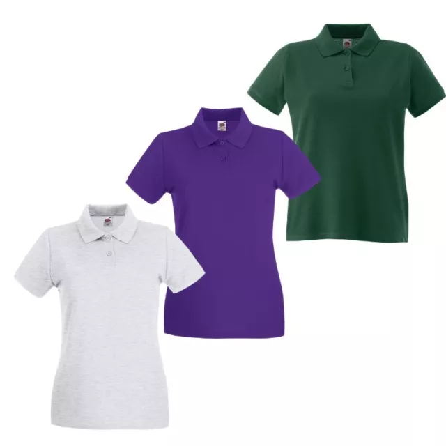 Polo Donna Maglia Top Polo Basickurzarm XS S T-Shirt Business