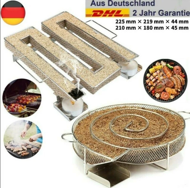 Kaltraucherzeuger Kaltrauchgenerator Sparbrand Räuchern BBQ Räucherspirale  DE