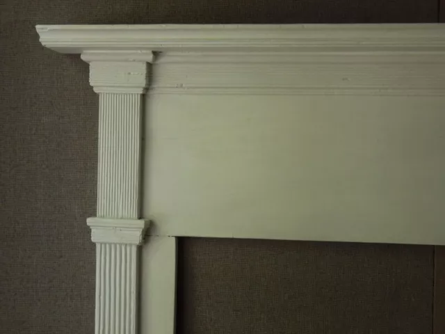 American 19th Hand Made Fireplace Mantle, Overall- 54 X 68 2