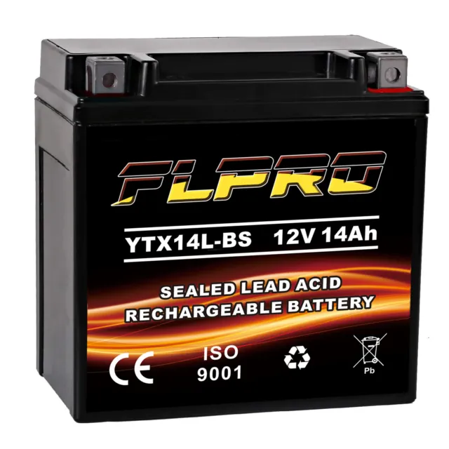 YTX14L-BS Powersports Battery-Maintenance Free-Sealed AGM YTX14L-BS Batteries