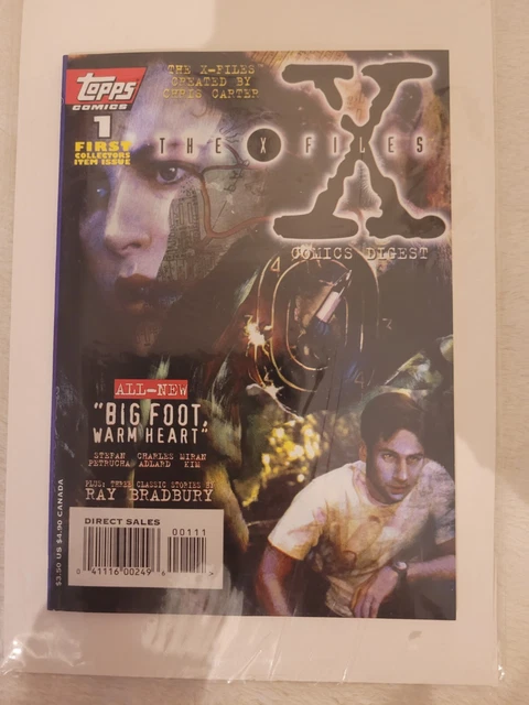 The X-Files Comic Digest #1 Bigfoot Warm Heart 1995 First Collectors Item Issue