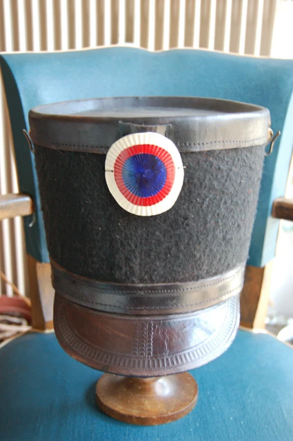 Ancien Shako Empire Français Napoléon - Coiffe Militaire Historique