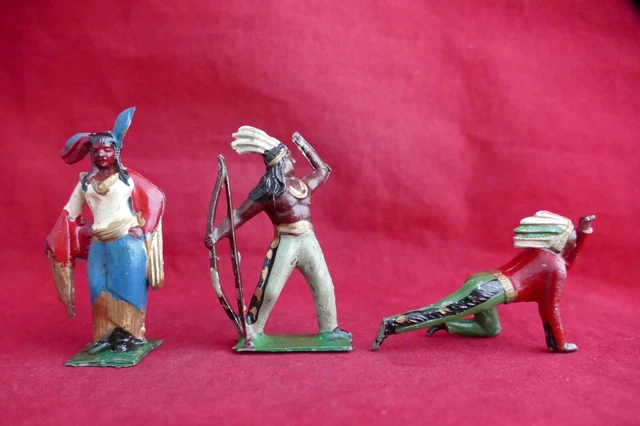 LOT Indiens Et Cowboys – Britains, Jean Crescent, Cofalu – Far West – Échelle 1:32
