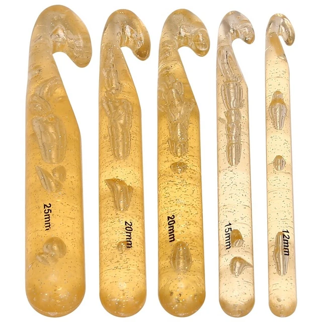 Jagowa Set 12 Ganci Per Uncinetto – Ferri Marcapunti In Alluminio Colorati 6-20 Cm | Accessori Per Maglieria E Fai Da Te - 2
