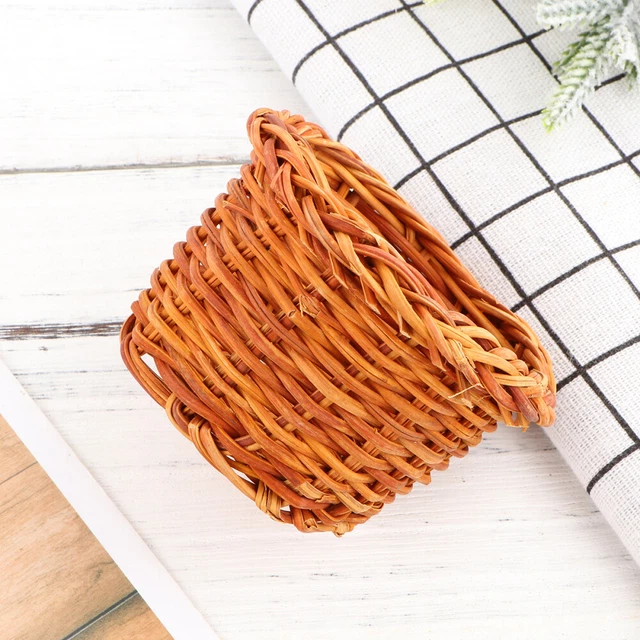 6 Pièces Mini Paniers Tissés Avec Poignées Mini Panier De Fleurs Tressées Panier En Osier 6 Pièces Mini Paniers Tissés Avec Poignées Mini Panier De Fleurs Tressées Panier En Osier