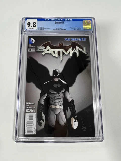 Batman 10 Cgc 9.8 White Pages Dc Comics 2012