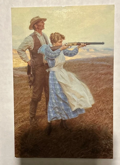 Postcard Target Practice oil painting by Tom Lovell