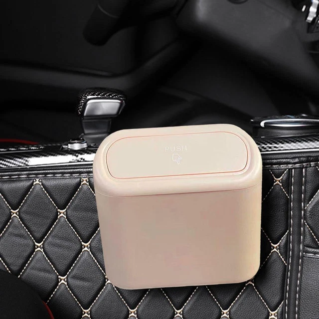 NEW Car Trash Bin Door Hanging Trash Can Rubbish Garbage Storage Box/Bag F8W2