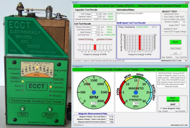 Model T Ford Buzz Coil Tester - Electronically Cranked Coil Tester ECCT Model T Ford Buzz Coil Tester - Electronically Cranked Coil Tester ECCT