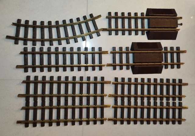 Lot De Rails Playmobil + Charbon + Adaptateur Ferroviaire – Occasion, Complet