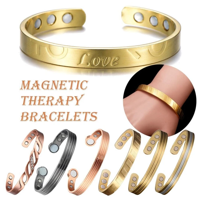 Brazaletes de terapia magnética drenaje linfático para aliviar el dolor