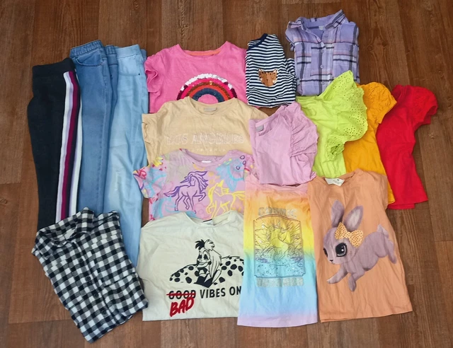 Girls Bundle 7-8 Years Jeggings T-Shirt Shirts Tops NEXT Matalan George