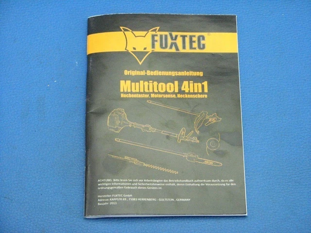 Copertura Candela da Fuxtec 4in1 Decespugliatore Cesoia Siepi Pruners