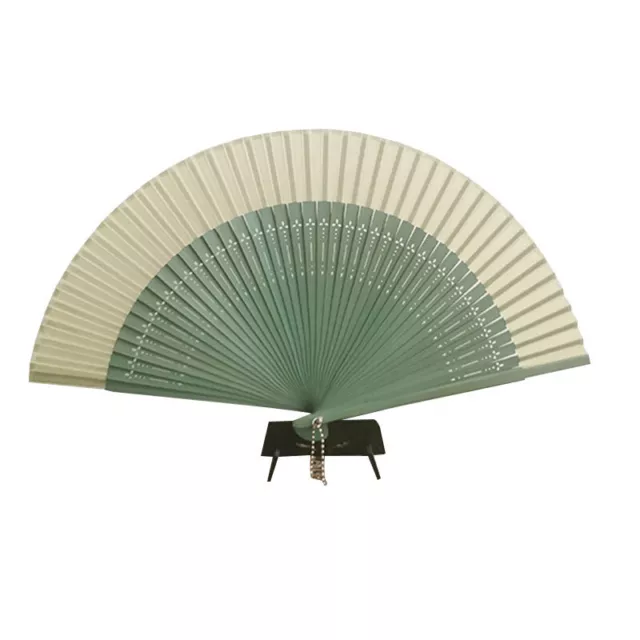 Folding Fan Hand Held Silk Bamboo Fan Japanese-Style Wedding Party Dance Fans 2