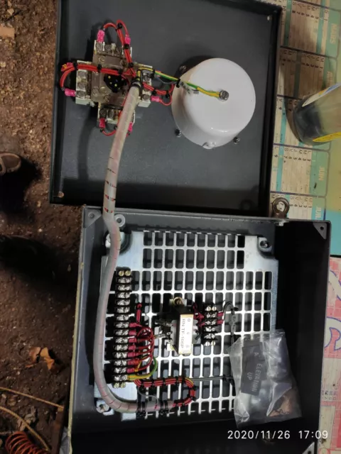 Boitier de commande 4 contact en croix pré câblé avec haut parleur et transfo