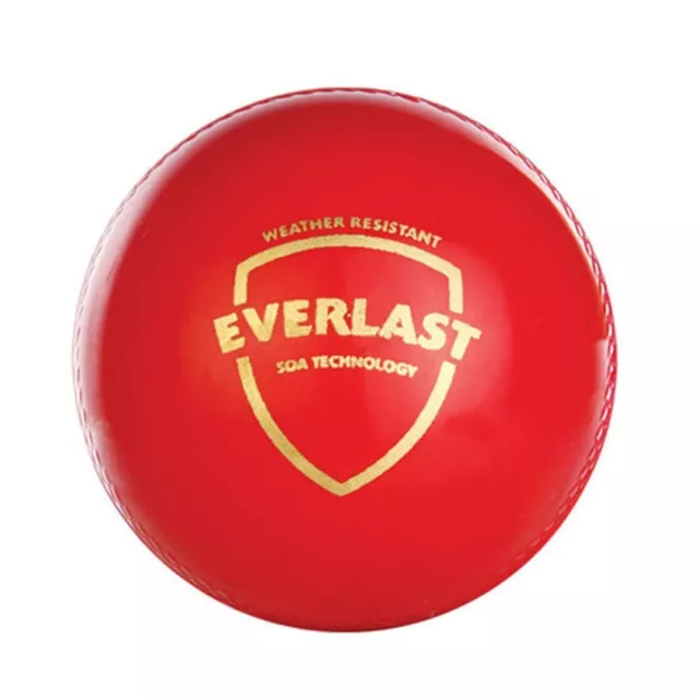 SG Everlast Cuero Pelota Cricket Rojo Tamaño Estándar