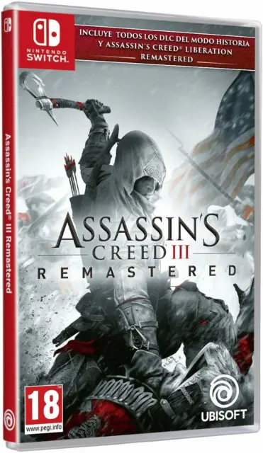 Assassins Creed 3 Remastered + Liberation Switch Pal España Nuevo Fisico Español