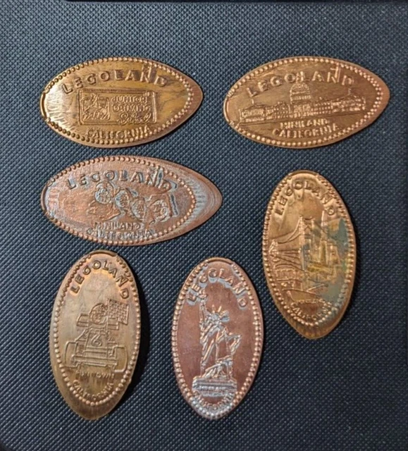 LEGOLAND THEME PARK Various Locations Elongated Smashed Pressed Penny