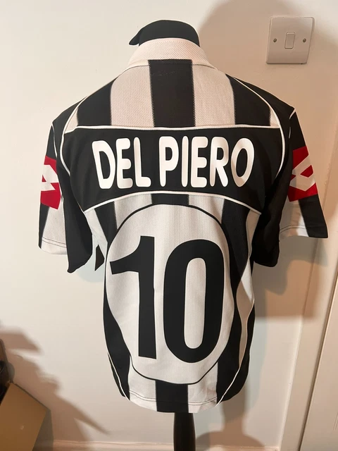 Maillot Juventus 2002-2003 Del Piero - Lotto Taille L - Domicile Blanc - Occasion