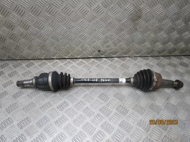 2017 Peugeot 108 1L Pet 1Kr 5Dr Passenger Side Front Driveshaft 43420-0H040 Oem