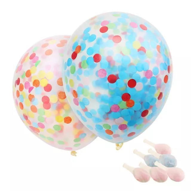 8pcs 12inch Confetti Balloons Party Wedding Decorations Y2V77870