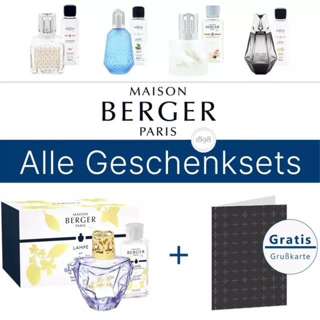 Geschenkset Lampe Berger - Alle Geschenksets +Gratis Geschenkkarte pro Bestellun