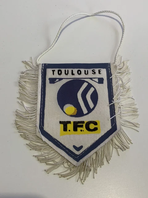 Fanion Vintage Toulouse TFC Football 35x28cm - Avant 2000 - Collection Foot