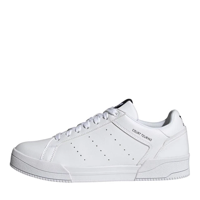 adidas Originals Court Tourino Mens Trainer Sneakers White Size UK 6-11 N3004