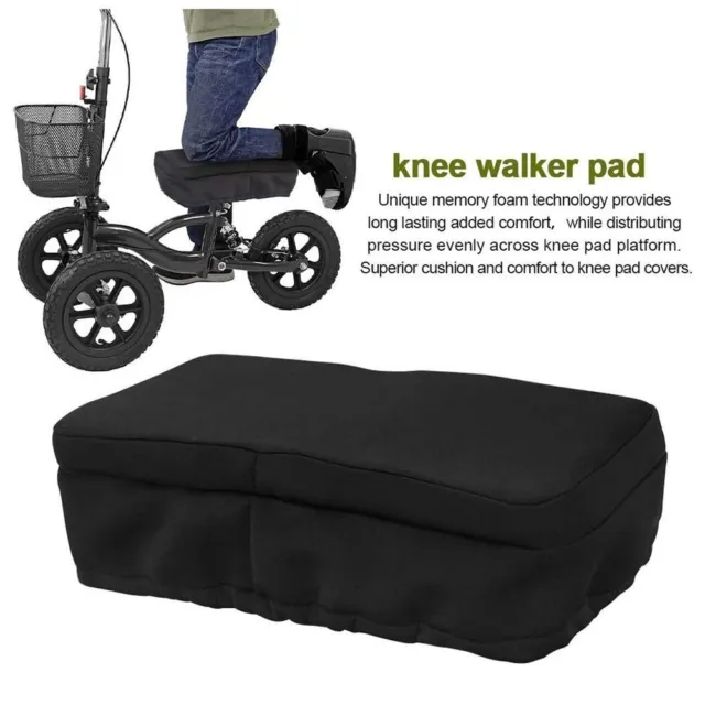 Durable Coussin De Mousse Walker Universel Genou Walker Pad,  Noir