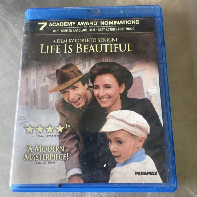 Life Is Beautiful Blu-ray Roberto Benigni Rare OOP