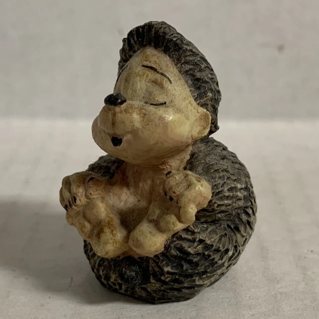 Hedgehog Hollow Figurine Small Parastone Enesco Vintage 90s 1994 2 Inches
