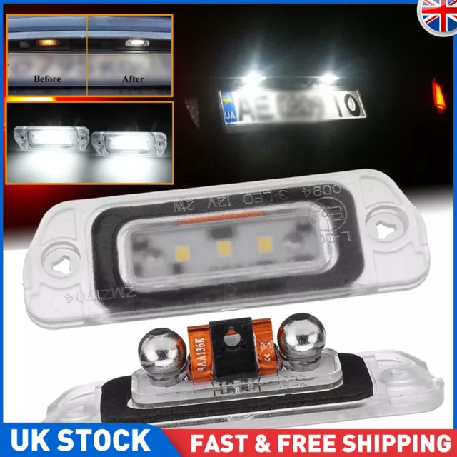 2x Canbus LED License Number Plate Light Lamp FOR Mercedes Benz W164 W251 GL ML