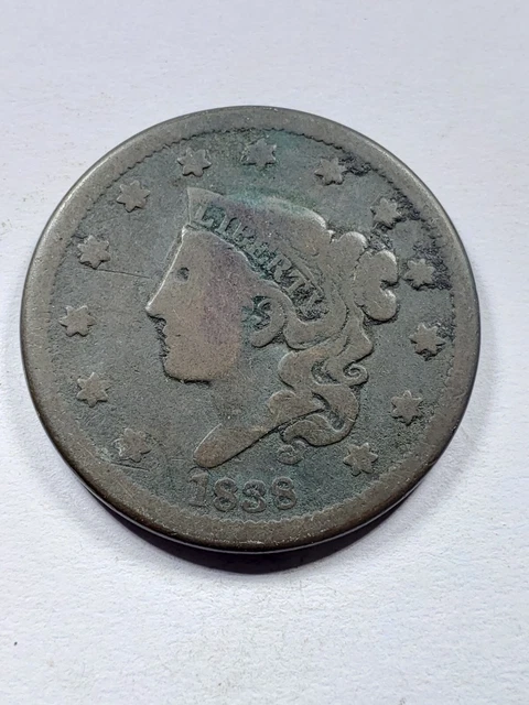 1838 Philadelphia Mint Copper Classic Head Large Cent