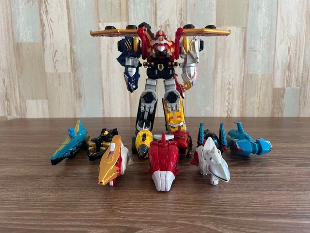 Sentai With Robots Ranger ROBOT POWER RANGERS Tensou Sentai Goseiger DX set 4 pezzi giocattolo ...