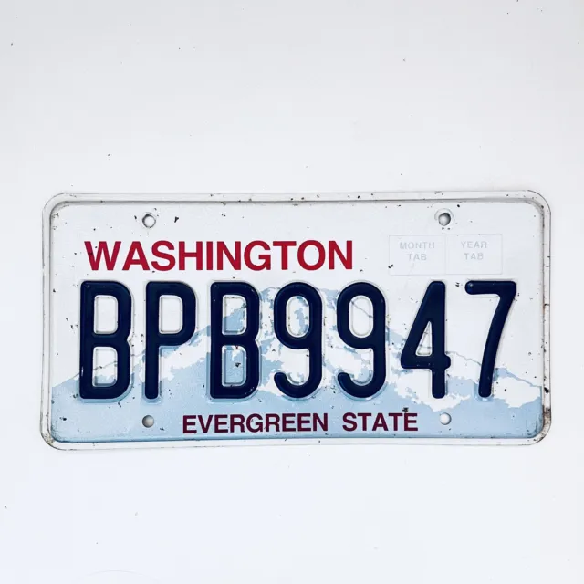United States Washington Evergreen Passenger License Plate BPB9947