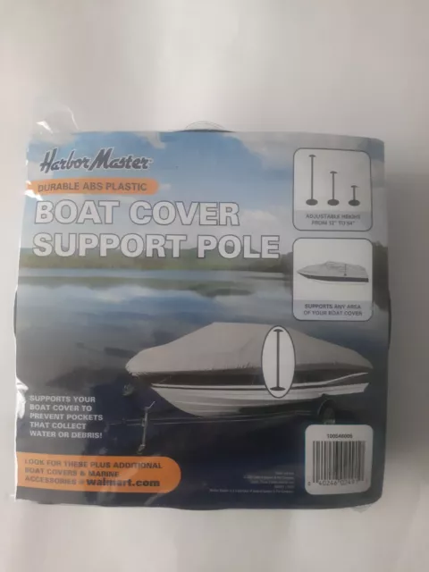 Harbor Master Boat Cover Support Pole 12" - 54" Black Plastic