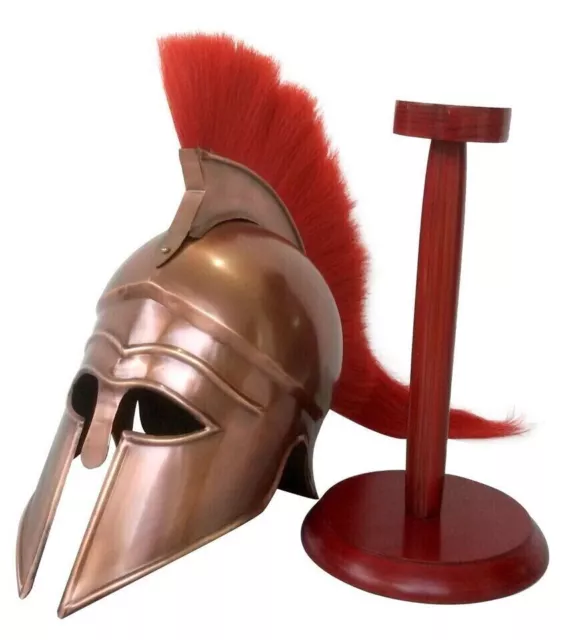 Corinthian Armor Helmet Medieval Greek Museum Replica Roman Armour Helmet WStand