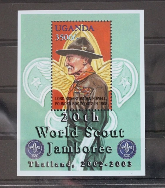 Uganda Block 350 mit 2457 postfrisch Pfadfinder #WH547
