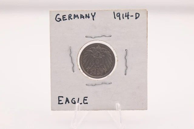 Germany 5 Pfennig 1914-D KM 11
