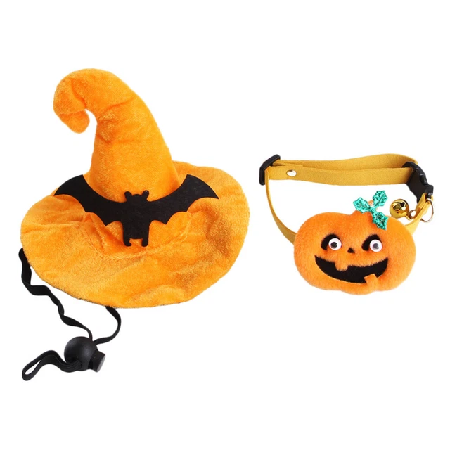 Hutkragen Halloween-Kostüme Für Hunde Welpen Warme Outfits Yellow