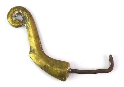 Antique Collectible Peacock Figurative Indian Brass Wall Hook Hanger. i75-96 US
