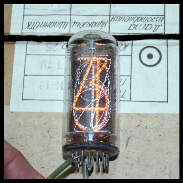 IN18 NIXIE TUBE Indicator for clock USSR Tested NOS “Fast Shipping