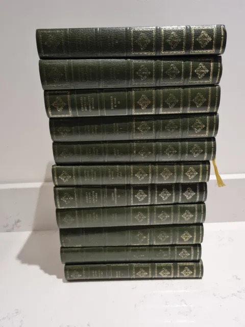 11 X Volumes Charles Dickens Complete Works Centennial Edition Heron Books Prop