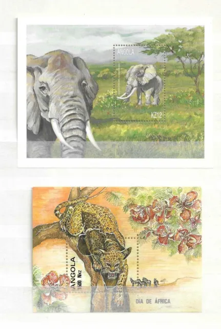 Angola - Mnh - Lot Of 5 Mnh Souvenir Sheets - 3 Images