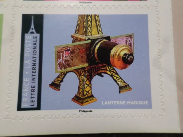 TOUR EIFFEL FRANCE 2023 timbre AUTOADHESIF OBJET LANTERNE MAGIQUE neuf** MNH