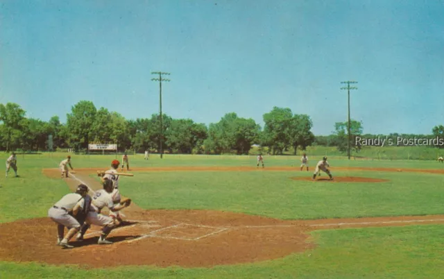 Postcard Chandler Oklahoma OK Shean Field Chandler Baseball Camp A137